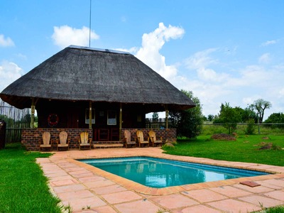 The cottage and pool of Stone Hill, Magaliesberg one of the Top 10 Dog-Friendly Holiday Destinations in South Africa